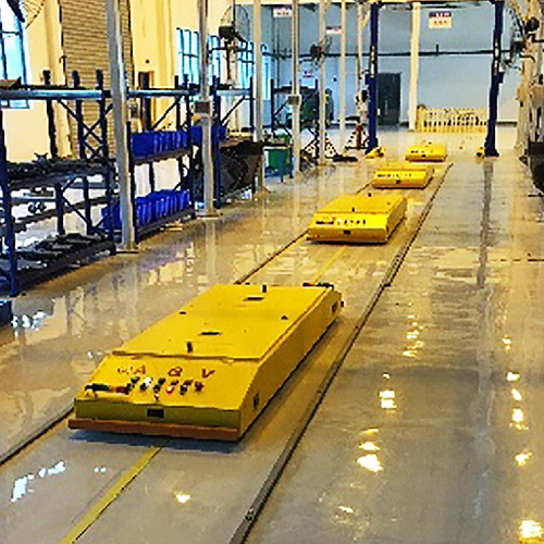 潜入式双向双驱型运载机器人AGV